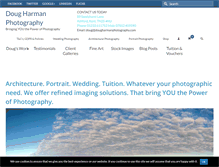 Tablet Screenshot of dougharmanphotography.com